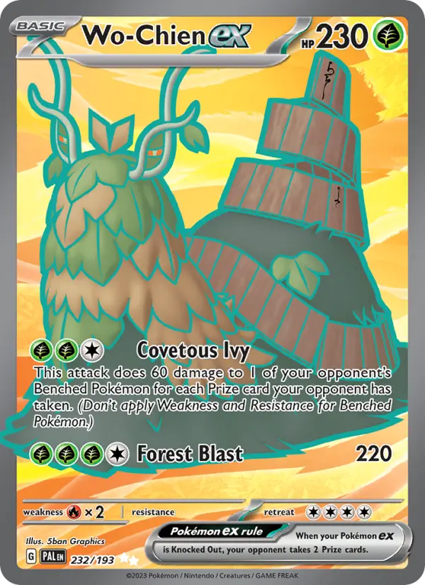 Wo-Chien ex, 232/193