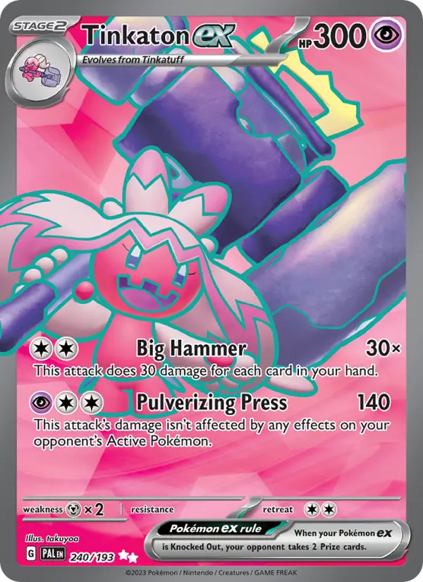 Tinkaton ex, 240/193