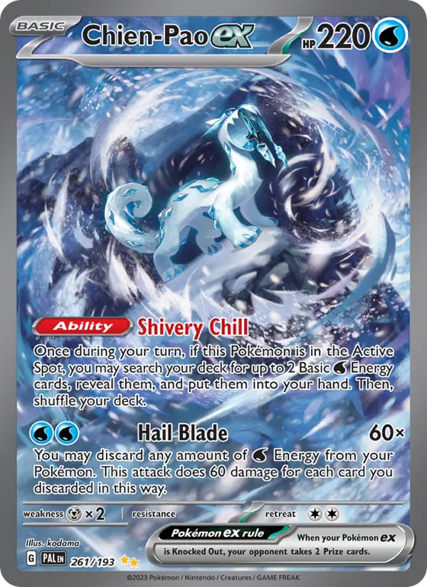 Chien-Pao ex, 261/193