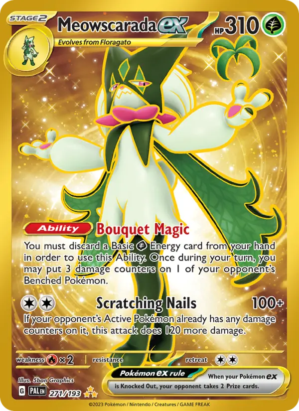 Meowscarada ex, 271/193