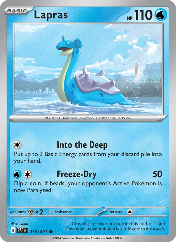 Lapras, 016/091