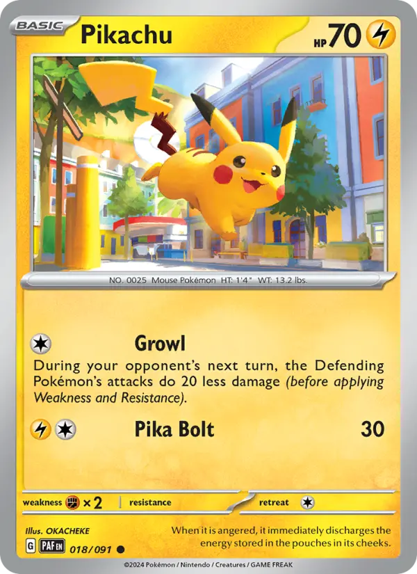 Pikachu, 018/091