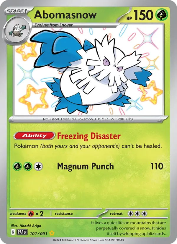 Abomasnow, 101/091