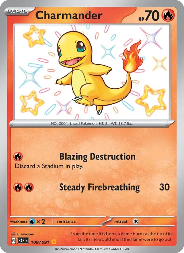Charmander, 109/091