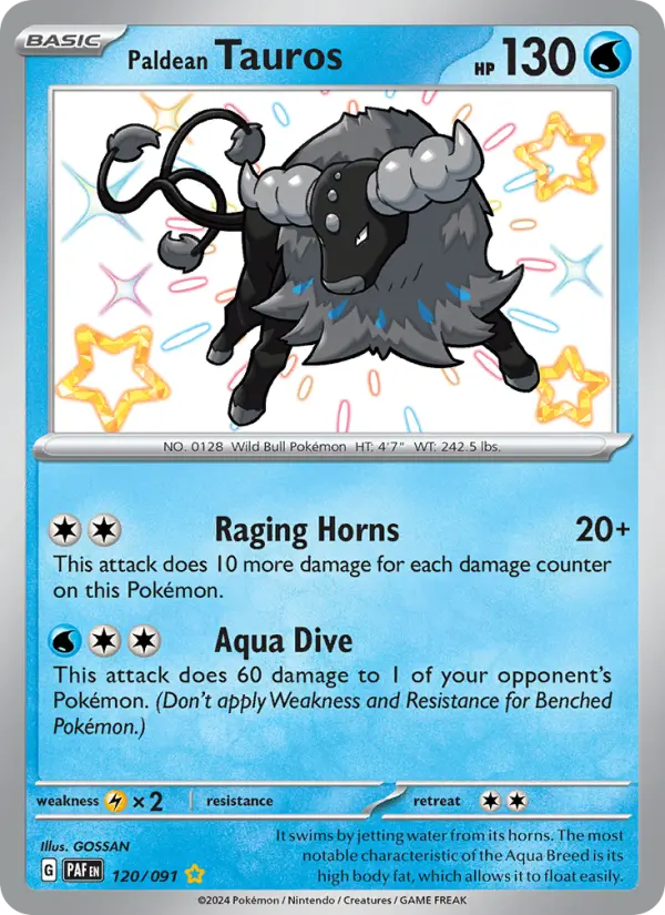 Paldean Tauros, 120/091