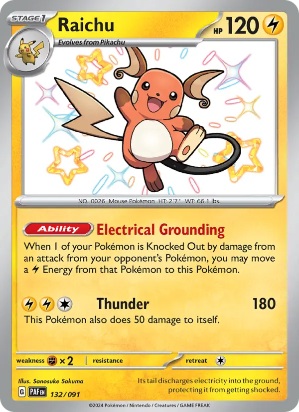 Raichu, 132/091