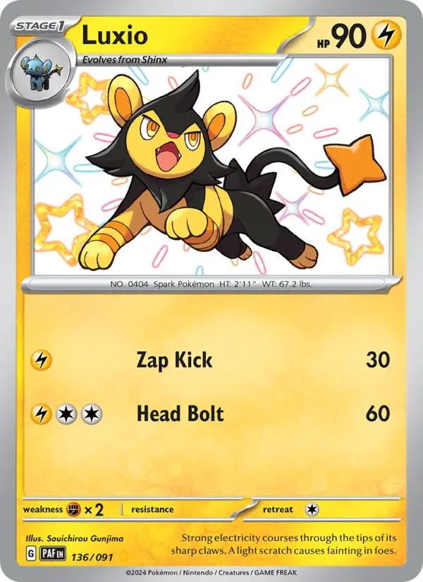 Luxio, 136/091
