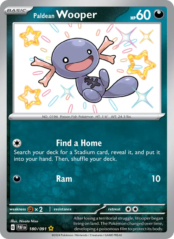 Paldean Wooper, 180/091