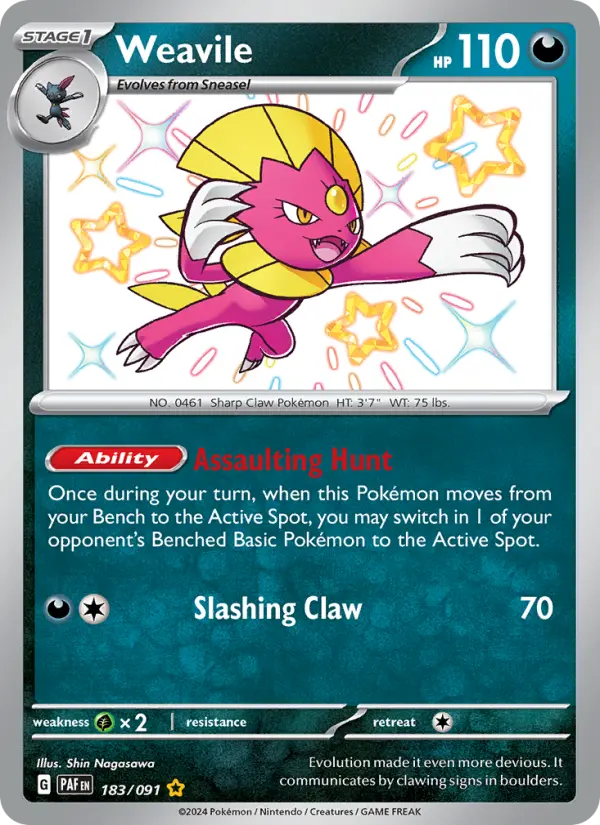 Weavile, 183/091