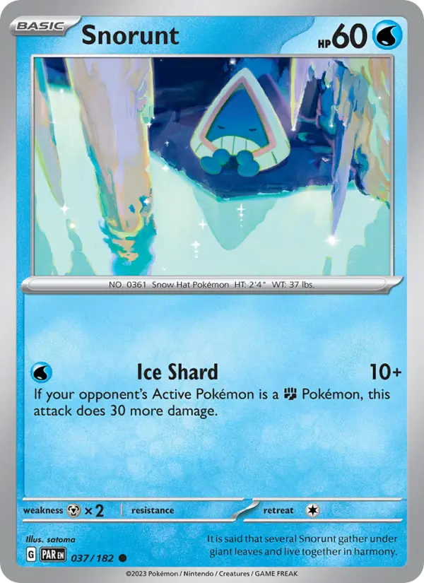 Snorunt, 037/182