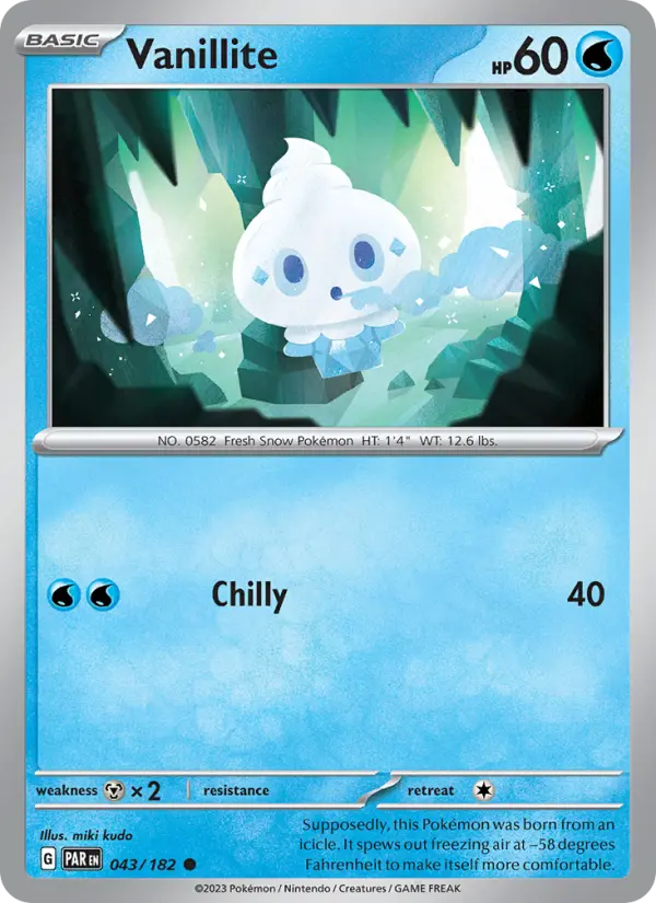 Vanillite, 043/182
