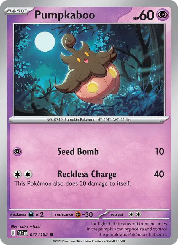 Pumpkaboo, 077/182