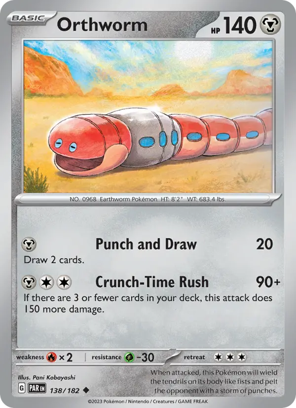 Orthworm, 138/182