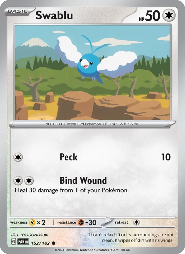 Swablu, 152/182