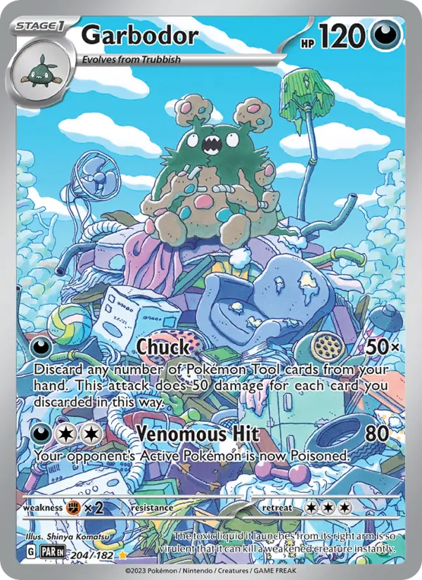 Garbodor, 204/182