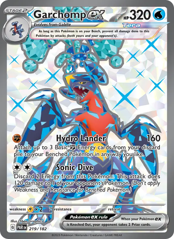 Garchomp ex, 219/182