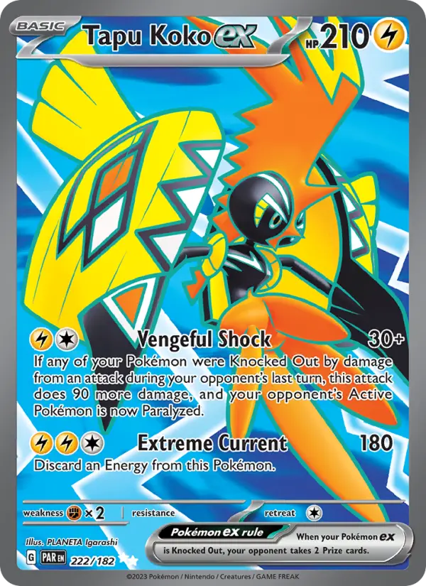 Tapu Koko ex, 222/182