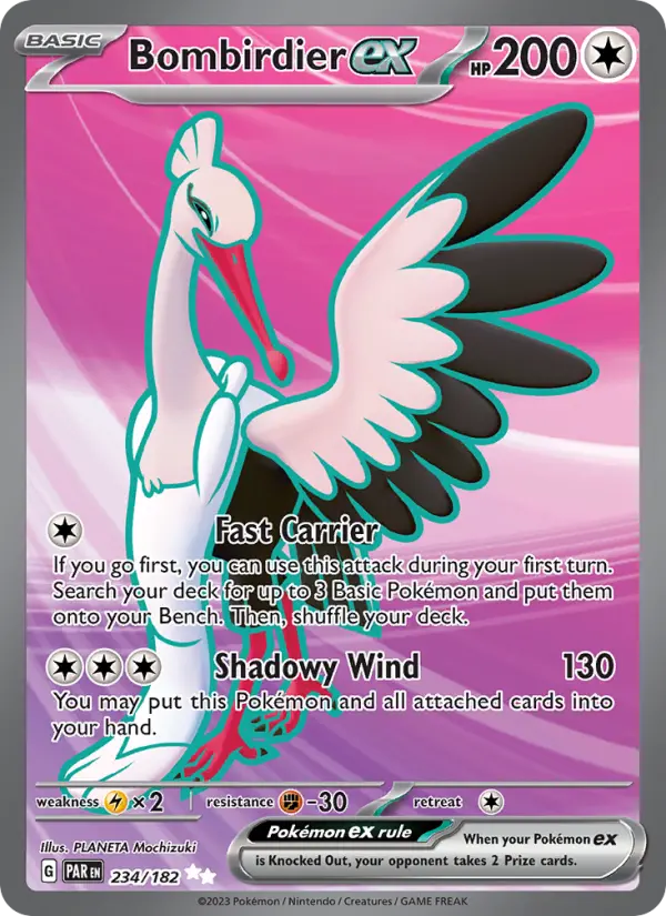 Bombirdier ex, 234/182