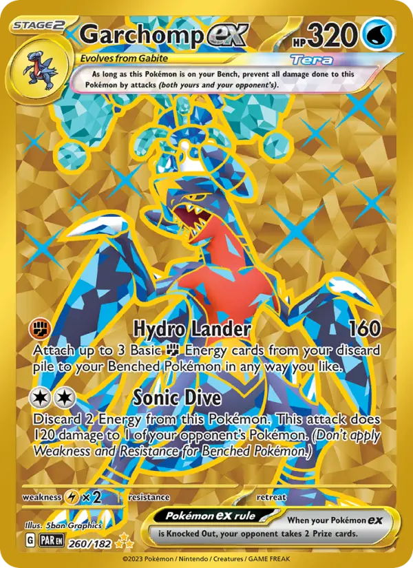 Garchomp ex, 260/182