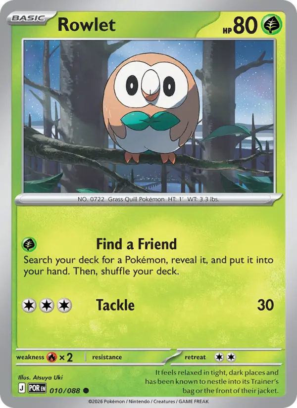 Rowlet, 010/088