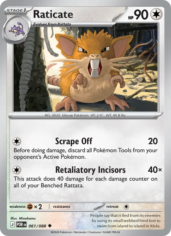 Raticate, 061/088