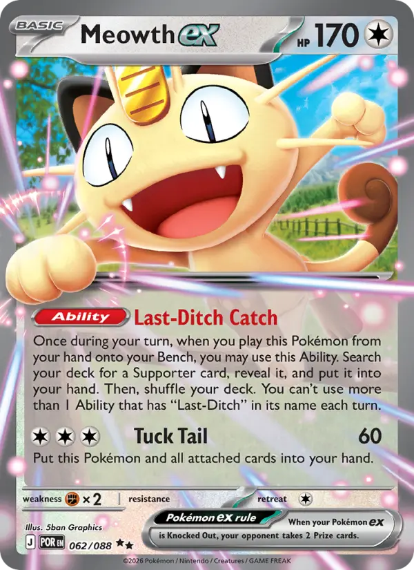 Meowth ex, 062/088