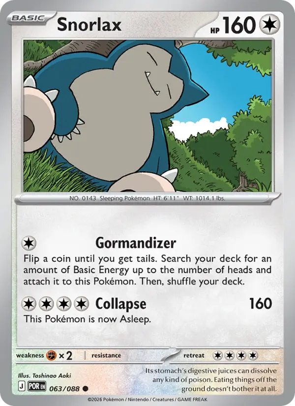 Snorlax, 063/088