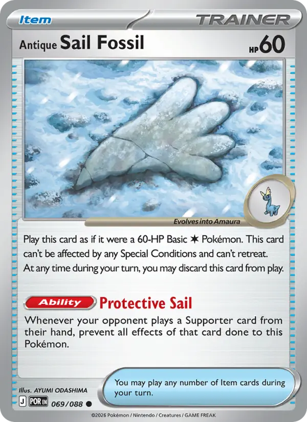 Antique Sail Fossil, 069/088