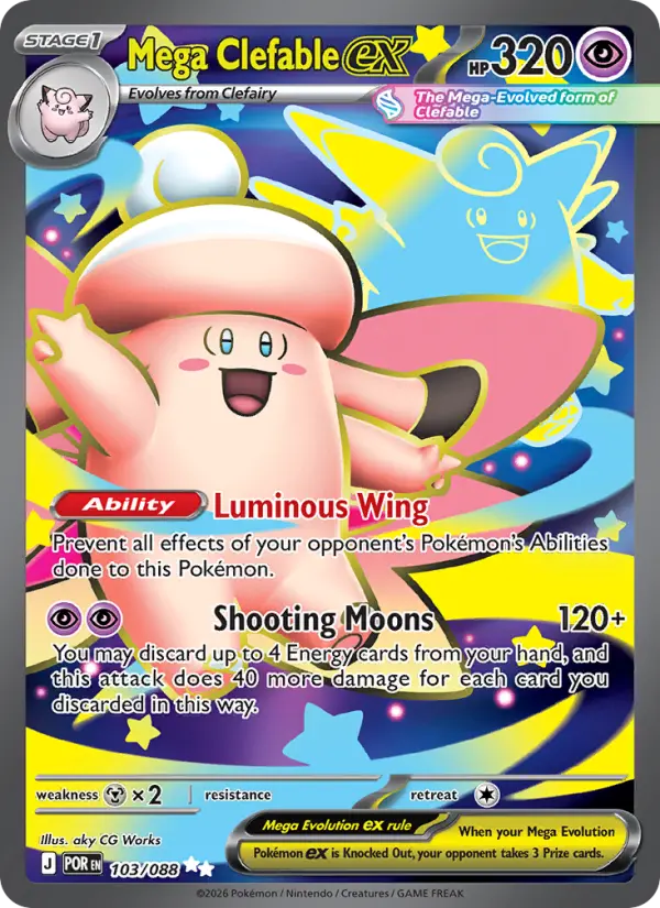 Mega Clefable ex, 103/088