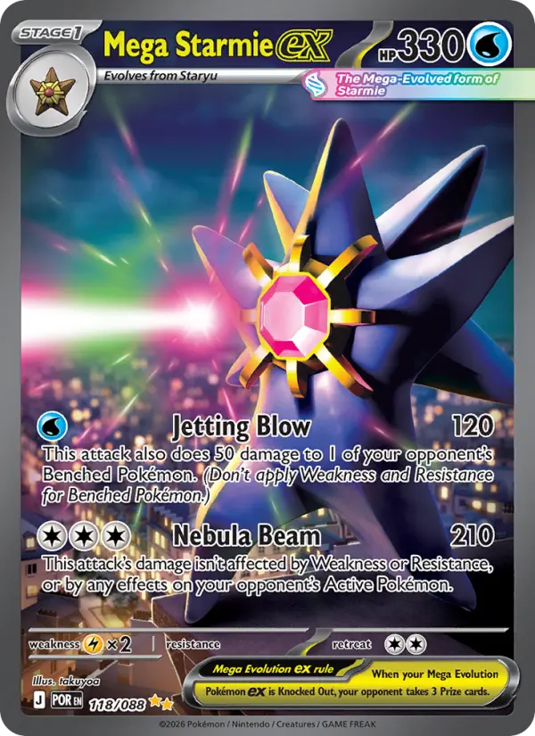 Mega Starmie ex, 118/088