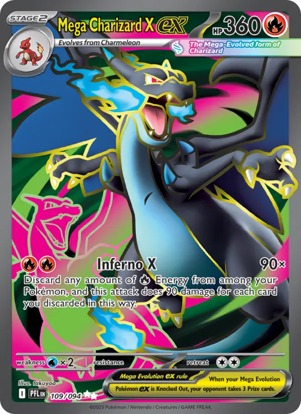 Mega Charizard X ex, 109/094