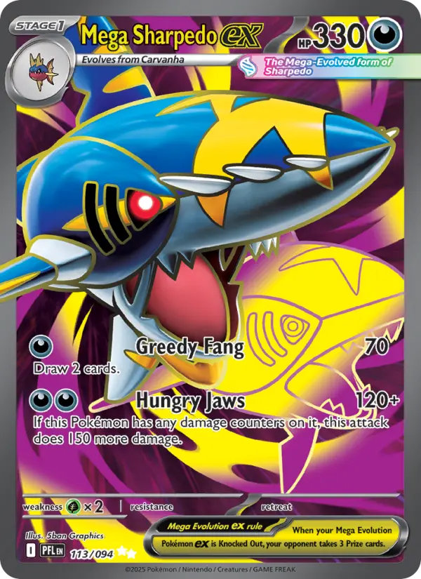 Mega Sharpedo ex, 113/094