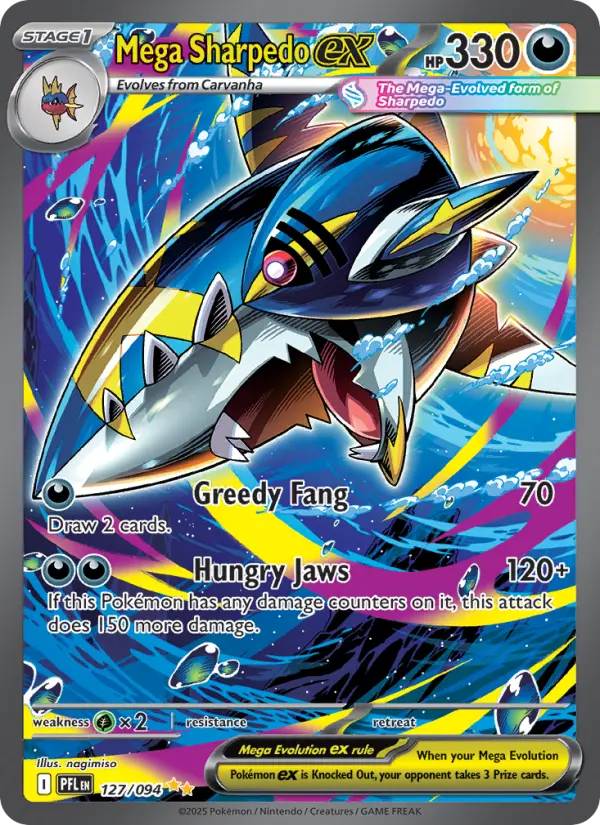 Mega Sharpedo ex, 127/094