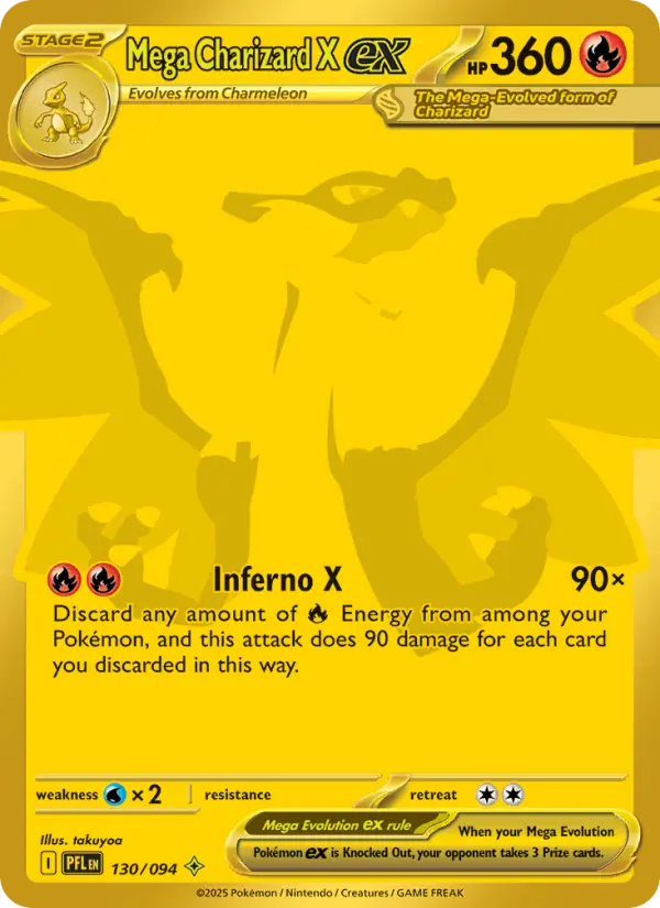 Mega Charizard X ex, 130/094