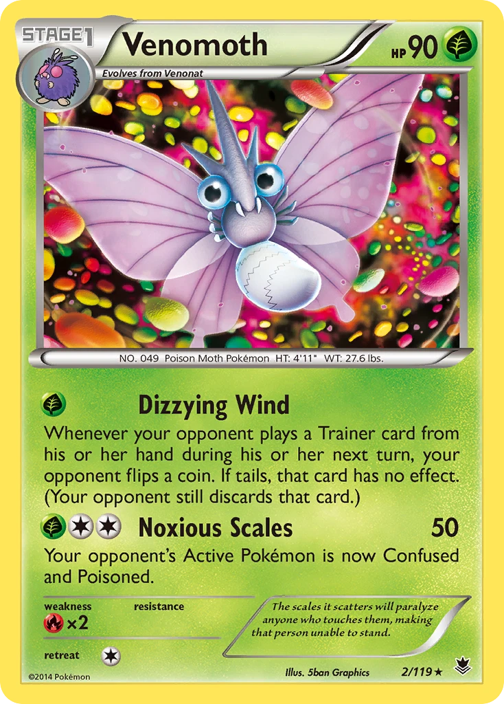 Venomoth, 002/119