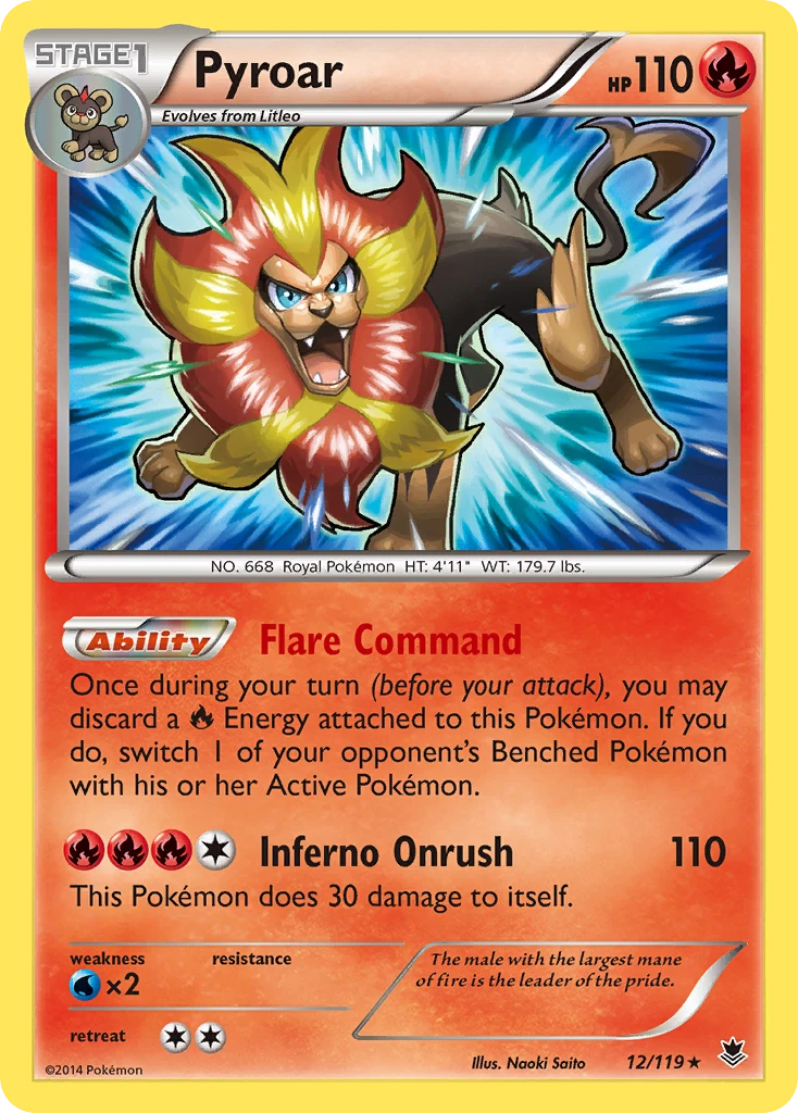 Pyroar, 012/119