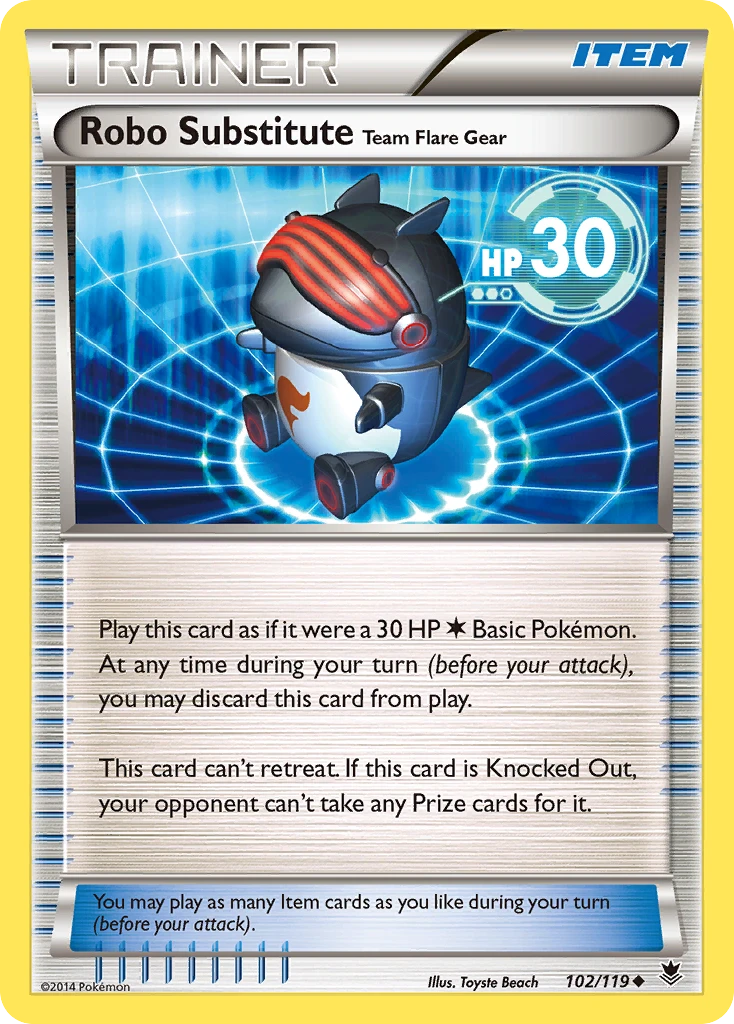 Robo Substitute Team Flare Gear, 102/119