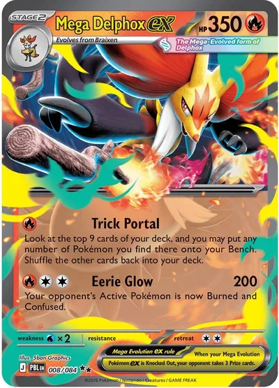Mega Delphox ex, 008/084
