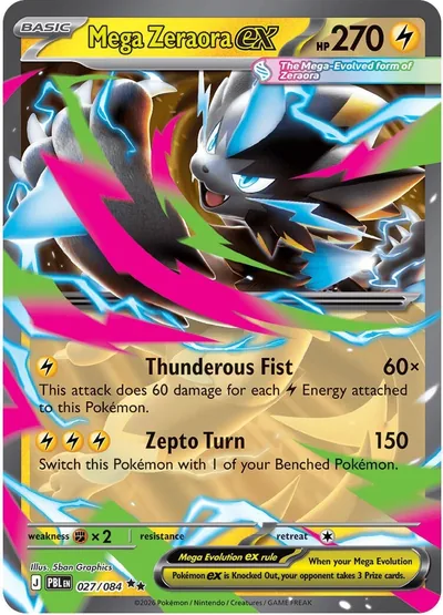 Mega Zeraora ex, 027/084