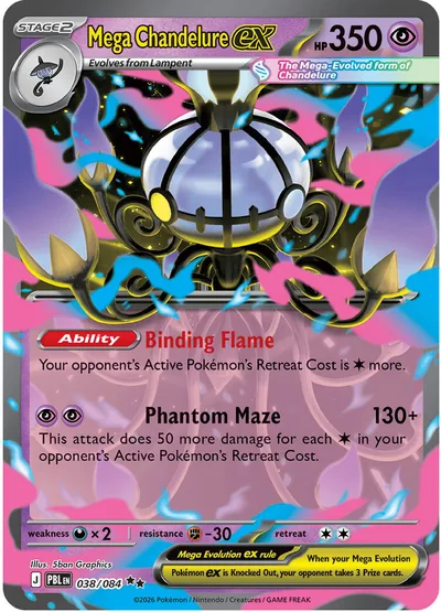 Mega Chandelure ex, 038/084