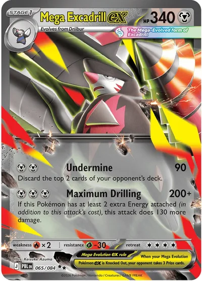 Mega Excadrill ex, 065/084
