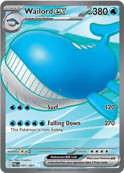 Wailord ex, 097/084