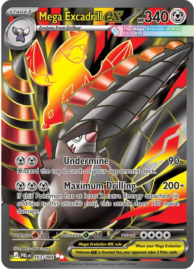 Mega Excadrill ex, 103/084