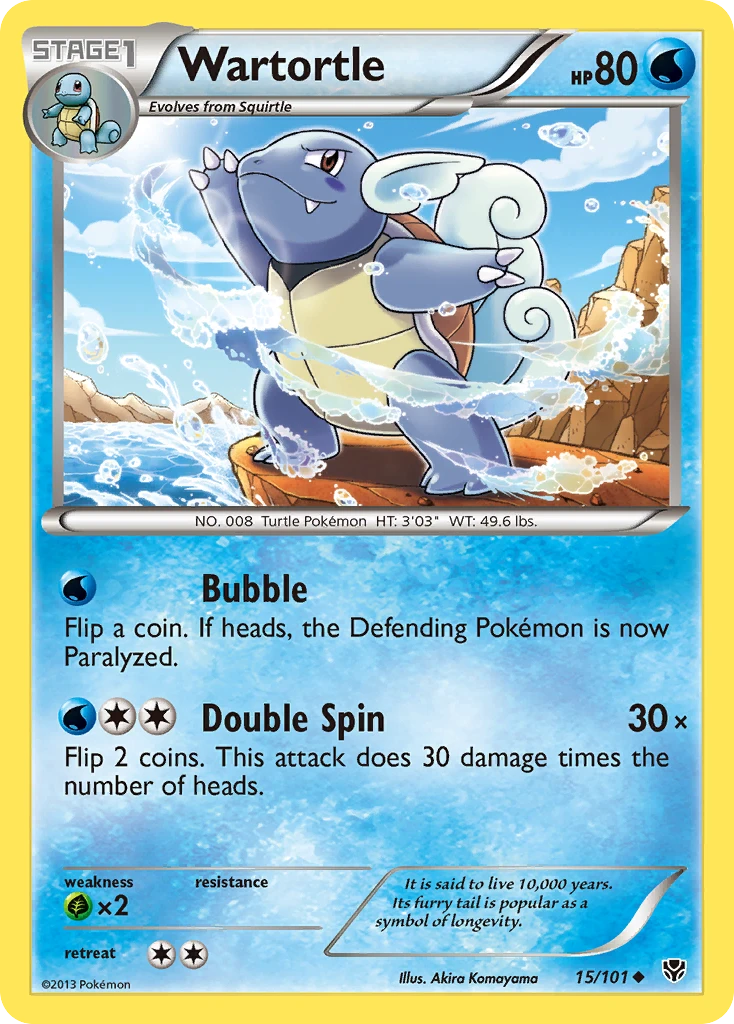 Wartortle, 015/101