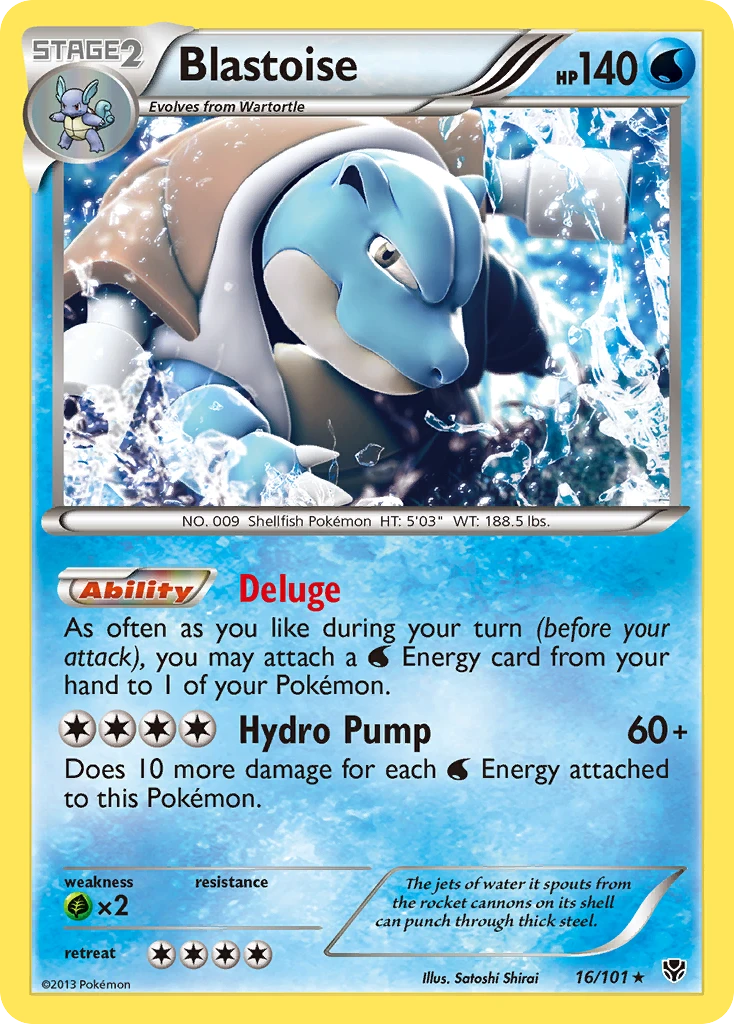 Blastoise, 016/101