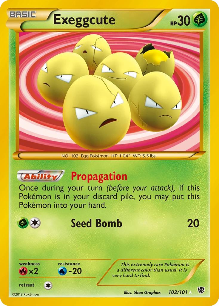 Exeggcute, 102/101