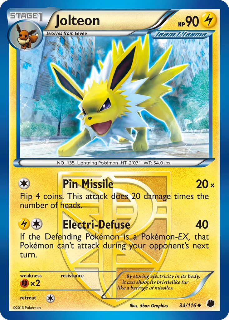 Jolteon, 034/116