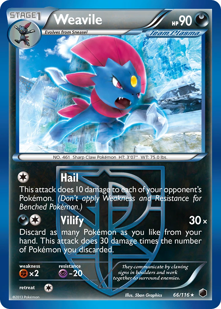 Weavile, 066/116
