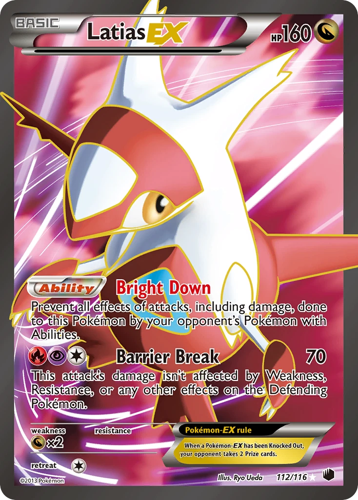 Latias-EX, 112/116