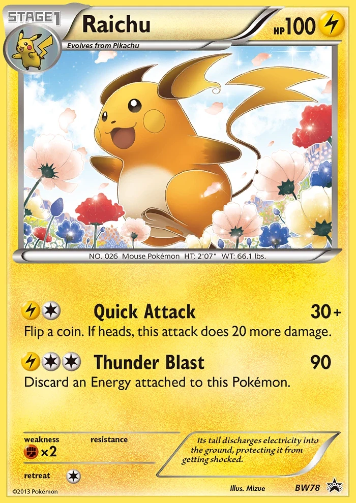Raichu, BW78/BW101